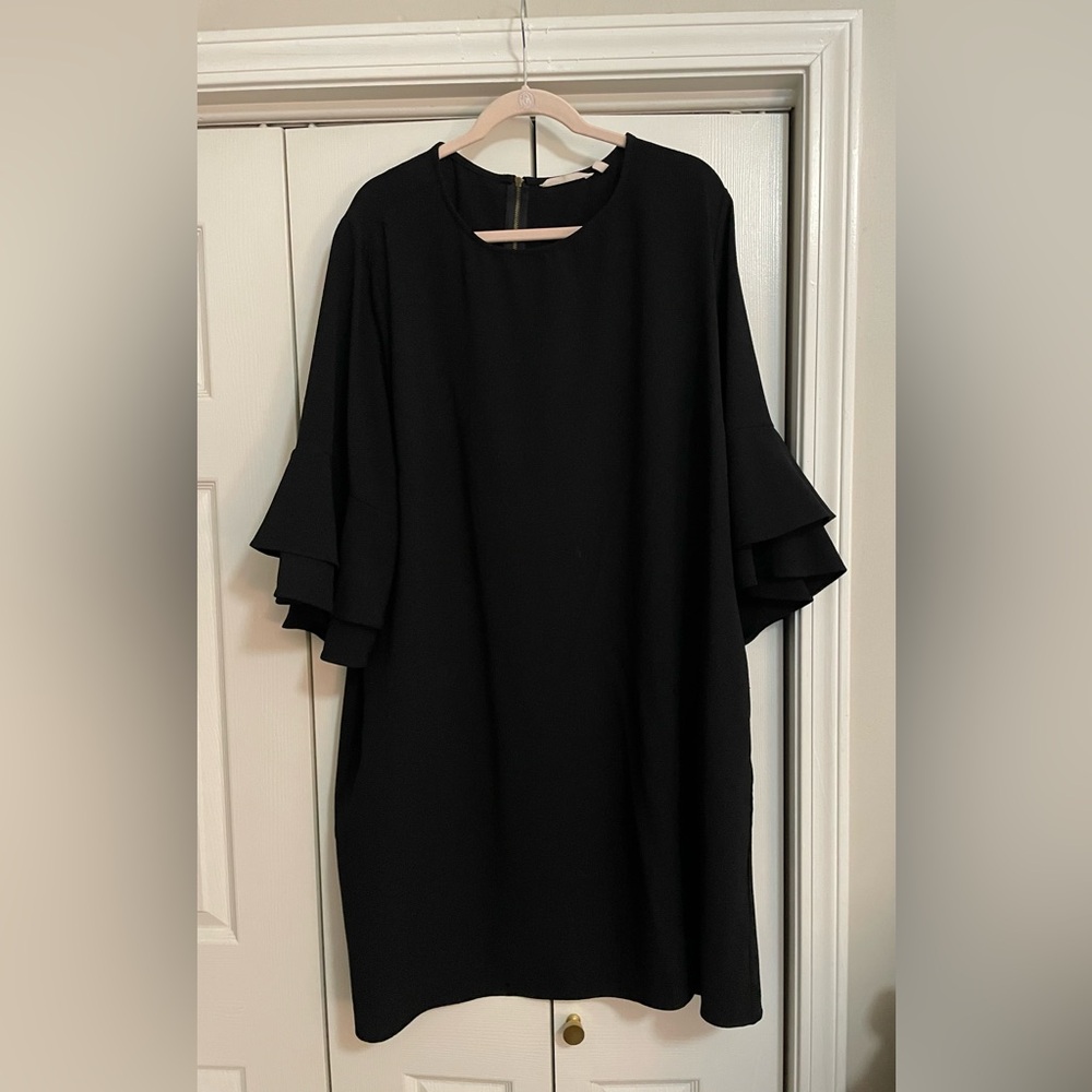 Soft Surroundings Black Long Sleeve Dress
